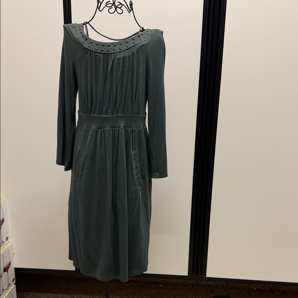 Ella Moss Green Long Sleeve Dress